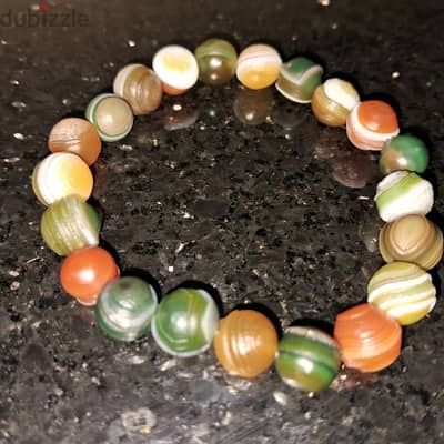 Gobi agate Gemstones crystals bracelet عقيق القوبي