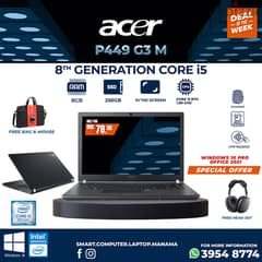 Acer Core i5 8th Gen Laptop 8GB Ram 256GB SSD 14" HD Screen [FREE HEAD