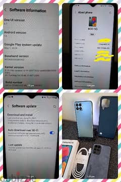 Samsung M33 5G 128 gb 6 gb ram send whatsapp