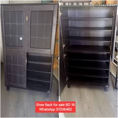 Shoe rack and other items for sale with Delivery