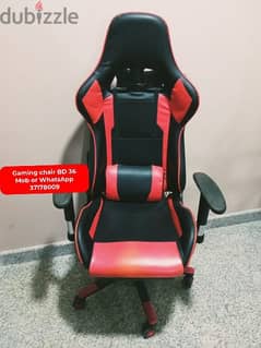 Gaming chair and other household items for sale with delivery 0