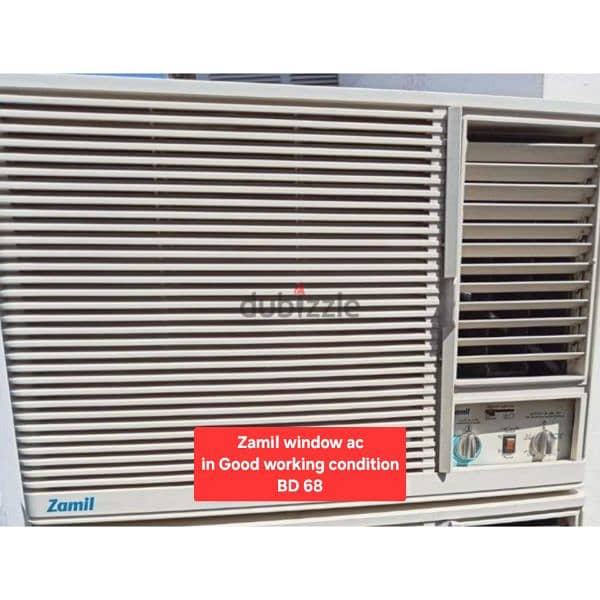Pearl 1.5 ton window ac and other acss for sale withh fixing 12