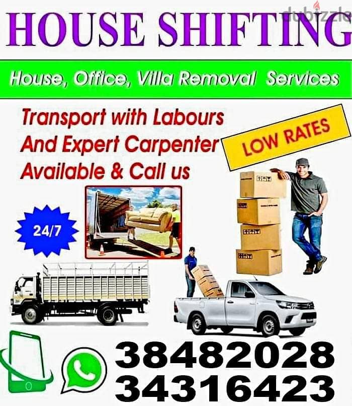 Moving and shifting service With 0