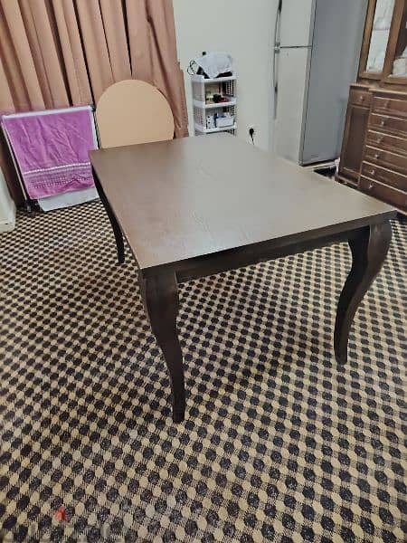 6 seater  Brown Dining table 0