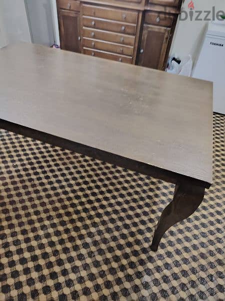 6 seater  Brown Dining table 4