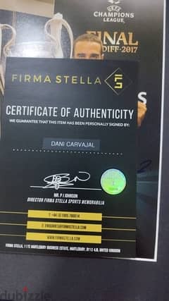 Dani carvajal signed card!!! 0