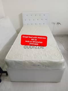 single bed with mattress and other household items for sale 0