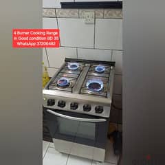 4 burner Cooking Range and other items for sale with Delivery