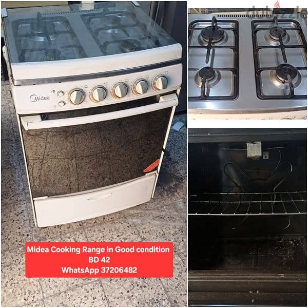 4 burner Cooking Range and other items for sale with Delivery 5