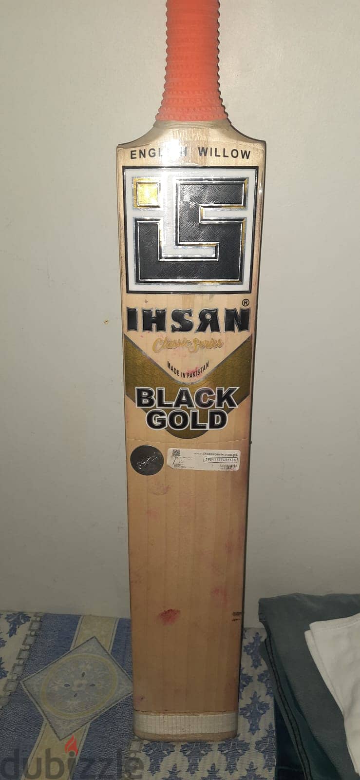 IHSAN Balck Gold Cricket Bat 0