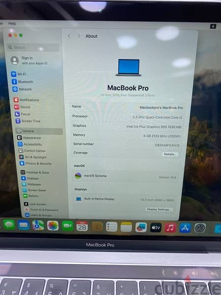 Used MacBook Pro 2018 1