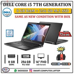 DELL 7th Generation Laptop Core i5 (Same As New With Box) 8GB RAM DDR4 0