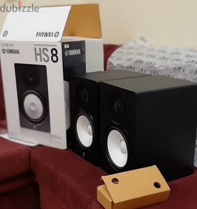 AUDIO STUDIO MONITOR YAMAHA HS 8 INCH PAIR 2 MONITOR FOR SALE