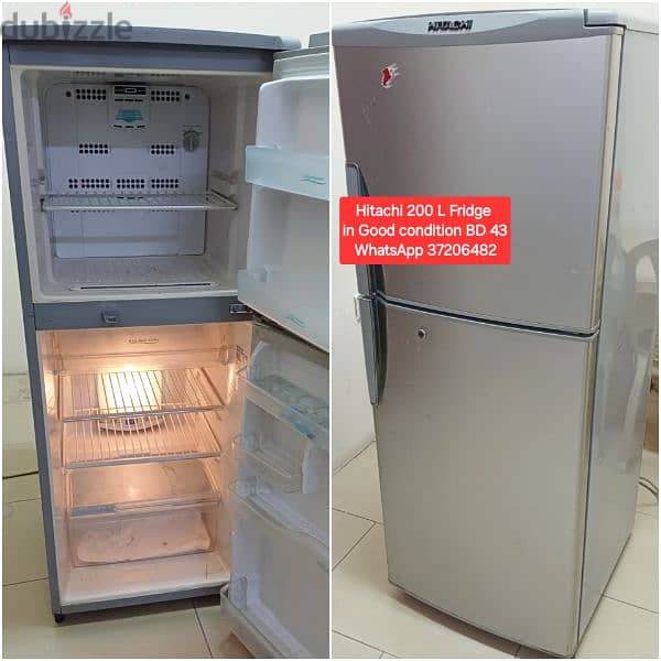 Hitachi Fridge and other items for sale with Delivery 0
