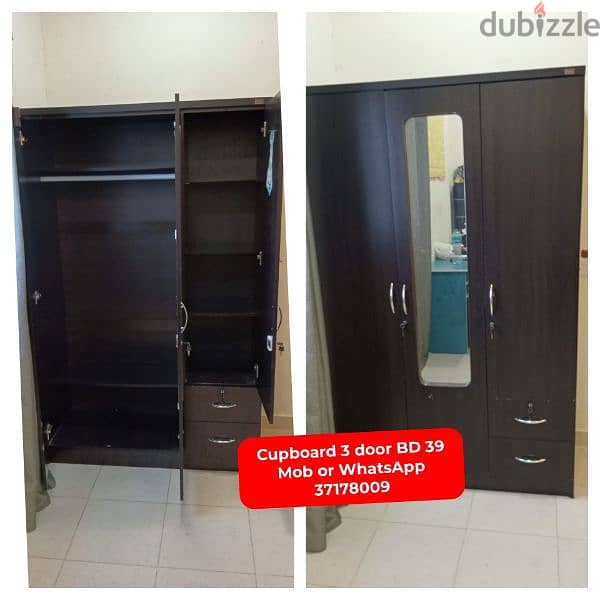 cupboard 3 door and other household items for sale with delivery 0