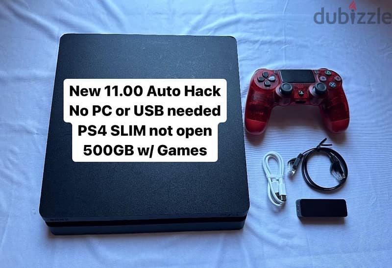 PS4 SLIM 11.00 AUTO HACK WITH GAMES (NO NEED PC OR USB) 0