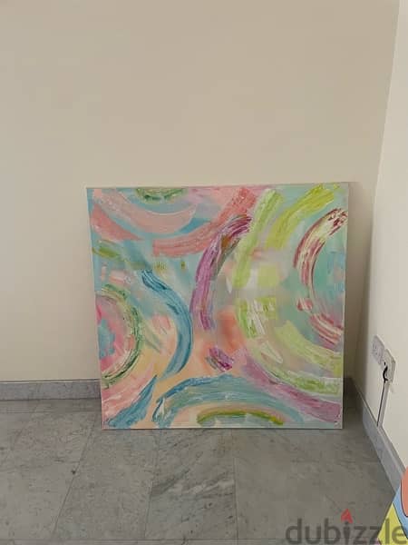 Hand Painted Abstract Canvases 3