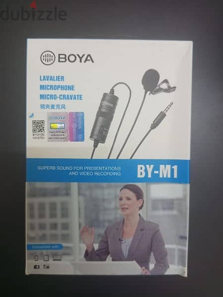 lavalier microphone boya by-m1 2