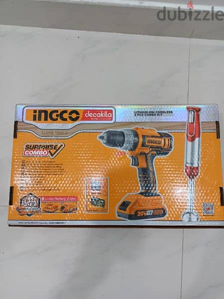 New Ingco Hammer drill with Gift همر دريل انجكو جديد مع هدية 7