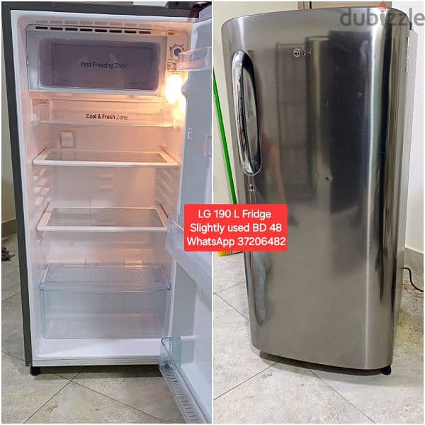 Lg Slightly used Fridge and other items for sale with Delivery 0
