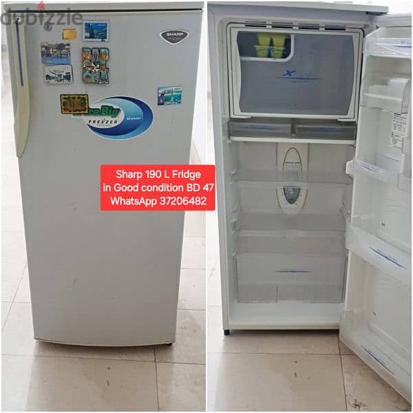 Lg Slightly used Fridge and other items for sale with Delivery 6