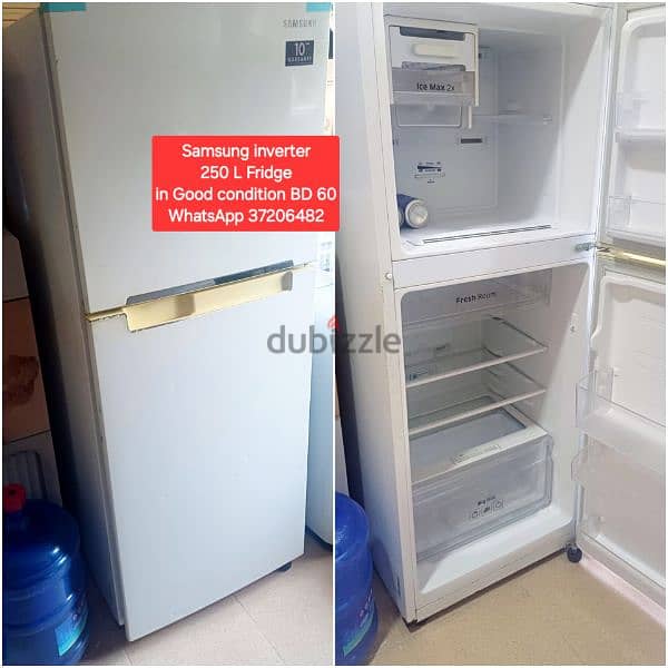 Lg Slightly used Fridge and other items for sale with Delivery 7