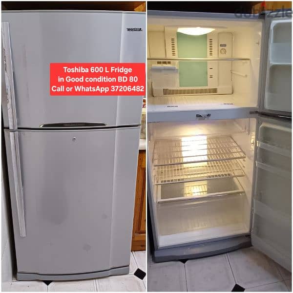 Lg Slightly used Fridge and other items for sale with Delivery 18