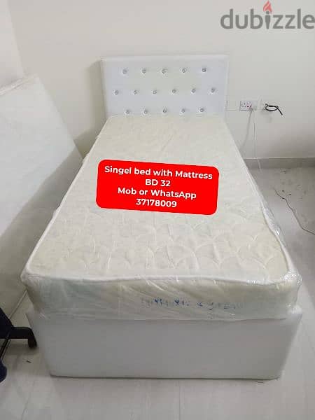 King size Bed with mattress and other household items for sale 4