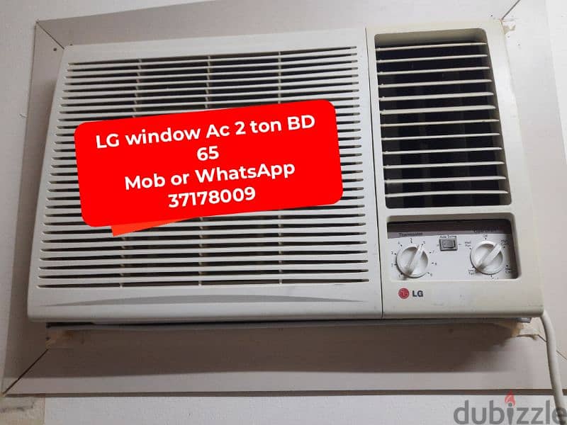 LG window Ac and All type household items for sale with delivery 0