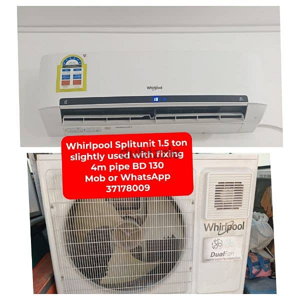LG window Ac and All type household items for sale with delivery 2