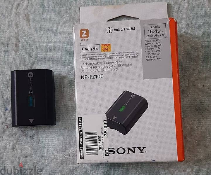 CAMERA SONY A7 III CAMERA ORIGINAL BATTERY CARJER FOR SALE 4