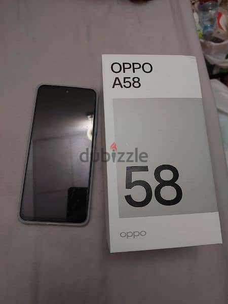 Oppo A58 2week buy open box still not use 0