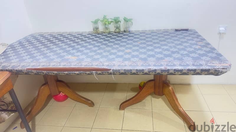 DINNING  TABLE WOOD FOR SALE 200-100-76 1