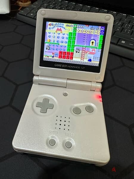 fully renewed: nintendo GBA sp- ips screen and free Game 24 in 1 5