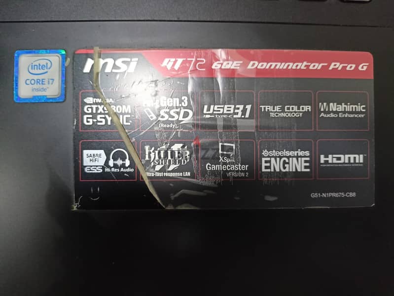 MSI GT72 6QE Dominator Pro G 6