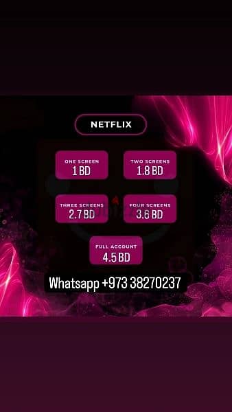 Netflix + prime video 2 bd both Accountss subscriptionns 1 MONTH 4K HD 1
