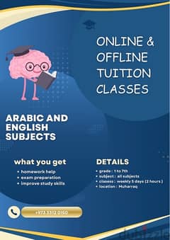 online and offline tuition