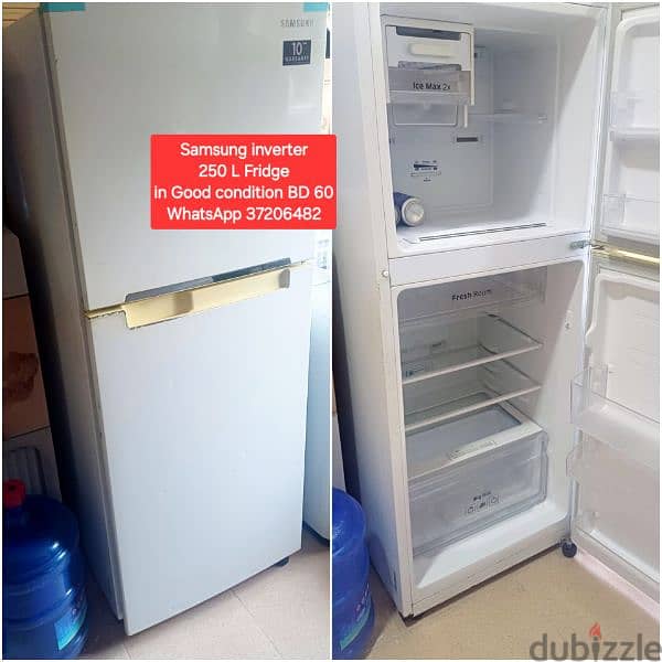 Double Door LG Fridge Slightly used and other items for sale 3