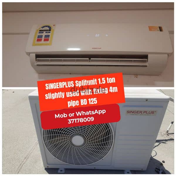 Pearl window Ac and splitunit for sale with delivery and fixing 1