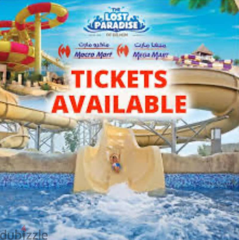Lost paradise tickets for 12bd 0