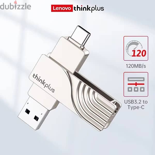 Lenovo USB Flash Drive for Android smartphones Type A Type C 32GB 1