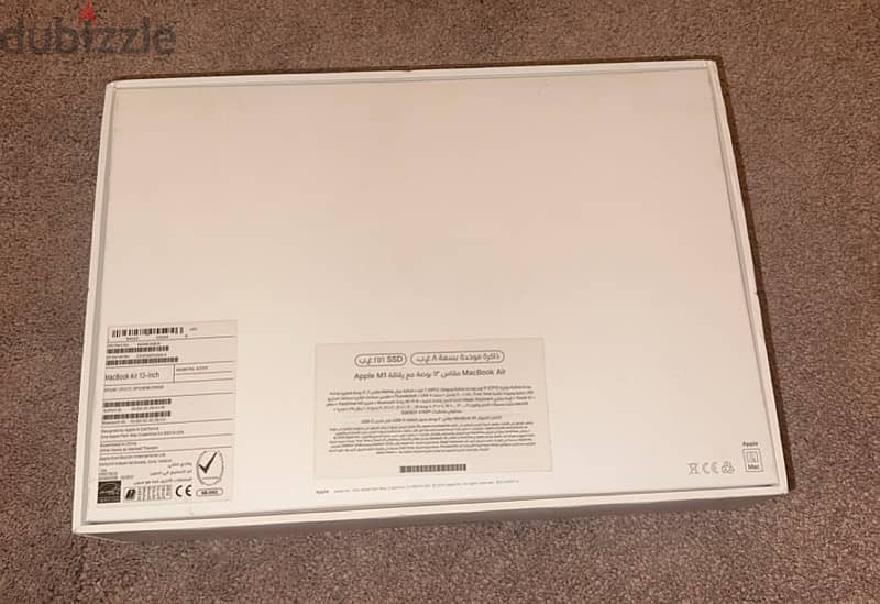 apple macbook air m1, like new with box, grey, 256gb original cost 459 1