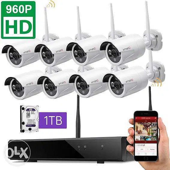 8 camera HD wirles