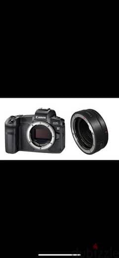 canon eos r with lens adapter