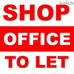 shops & offices for rent