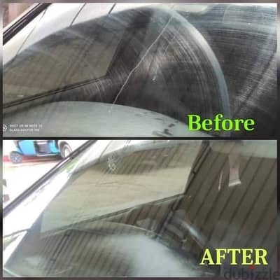 windshield Glass polishing scratches repair