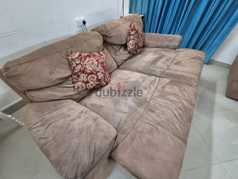 Super Comfy Incliners Soft Chocolate Brown  -2 (3 seater and 2 Seater) 1