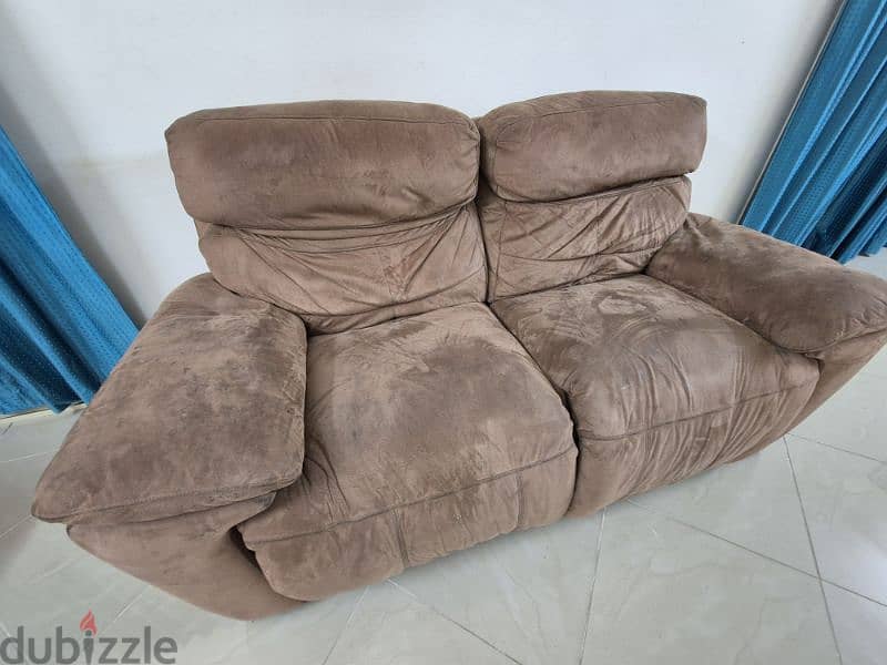 Super Comfy Incliners Soft Chocolate Brown  -2 (3 seater and 2 Seater) 2