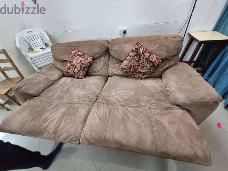 Super Comfy Incliners Soft Chocolate Brown  -2 (3 seater and 2 Seater) 3