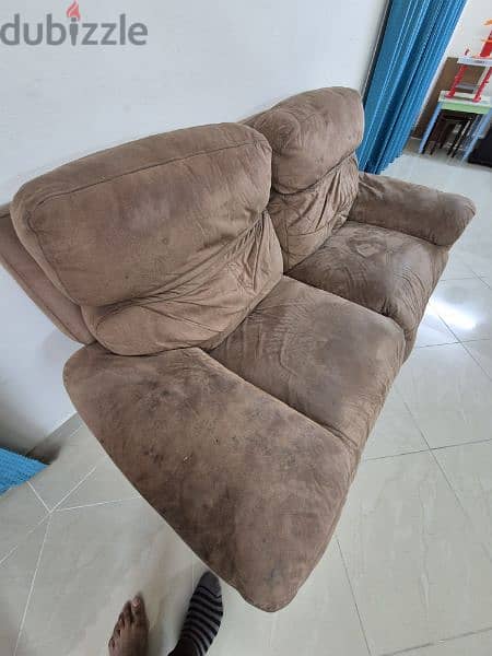 Super Comfy Incliners Soft Chocolate Brown  -2 (3 seater and 2 Seater) 8